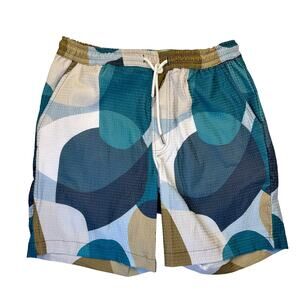 Precedent Men's Abstract Seersucker Shorts - Small